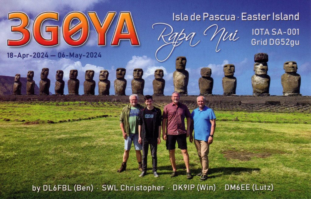 3G0YA QSL Card