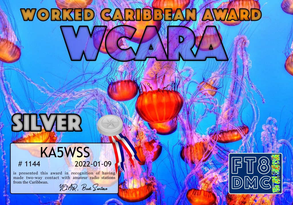 Worked Caribbean Award Silver Level